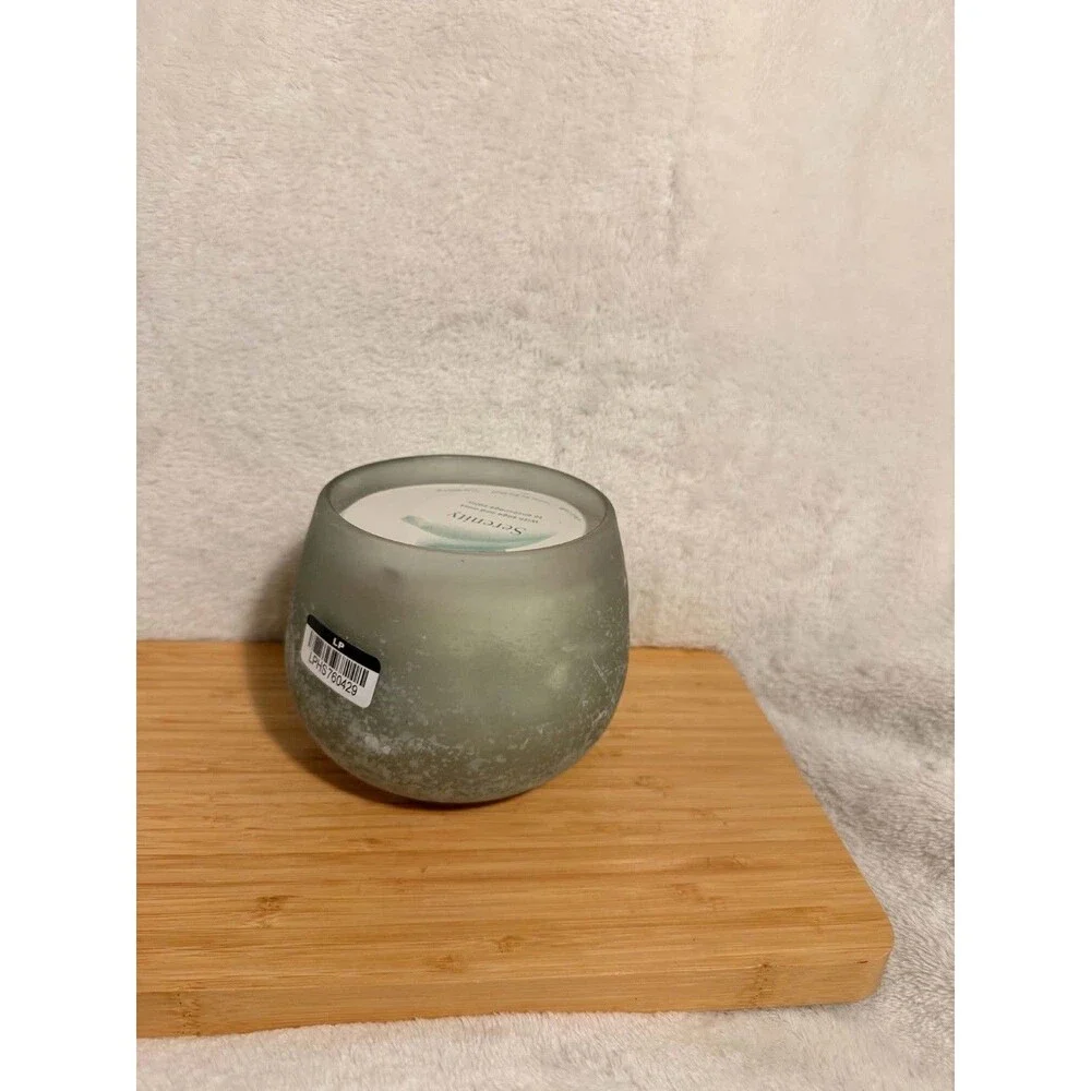 Casaluna Serenity Salted Glass Jar Candle Green 12oz Soy Coconut 50 Hour